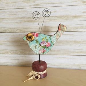 Decorative Bird Photo Holder
